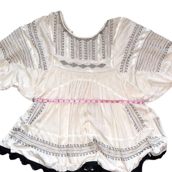 Free People Wild One Embroidered Top - Picture 13 of 16
